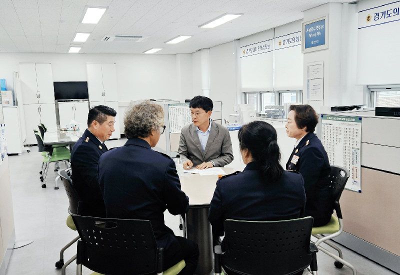 이주현 경기도의원, 안성시 의용소방대연합회와 간담회