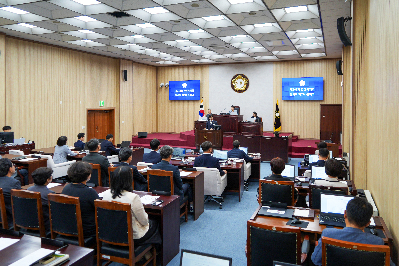 안성시의회, 제242회 임시회 폐회