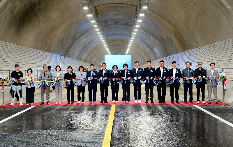 안성시 직접 시행 첫 터널 포함… <br>금광면 삼흥리~삼죽면 미장리 도로 개통